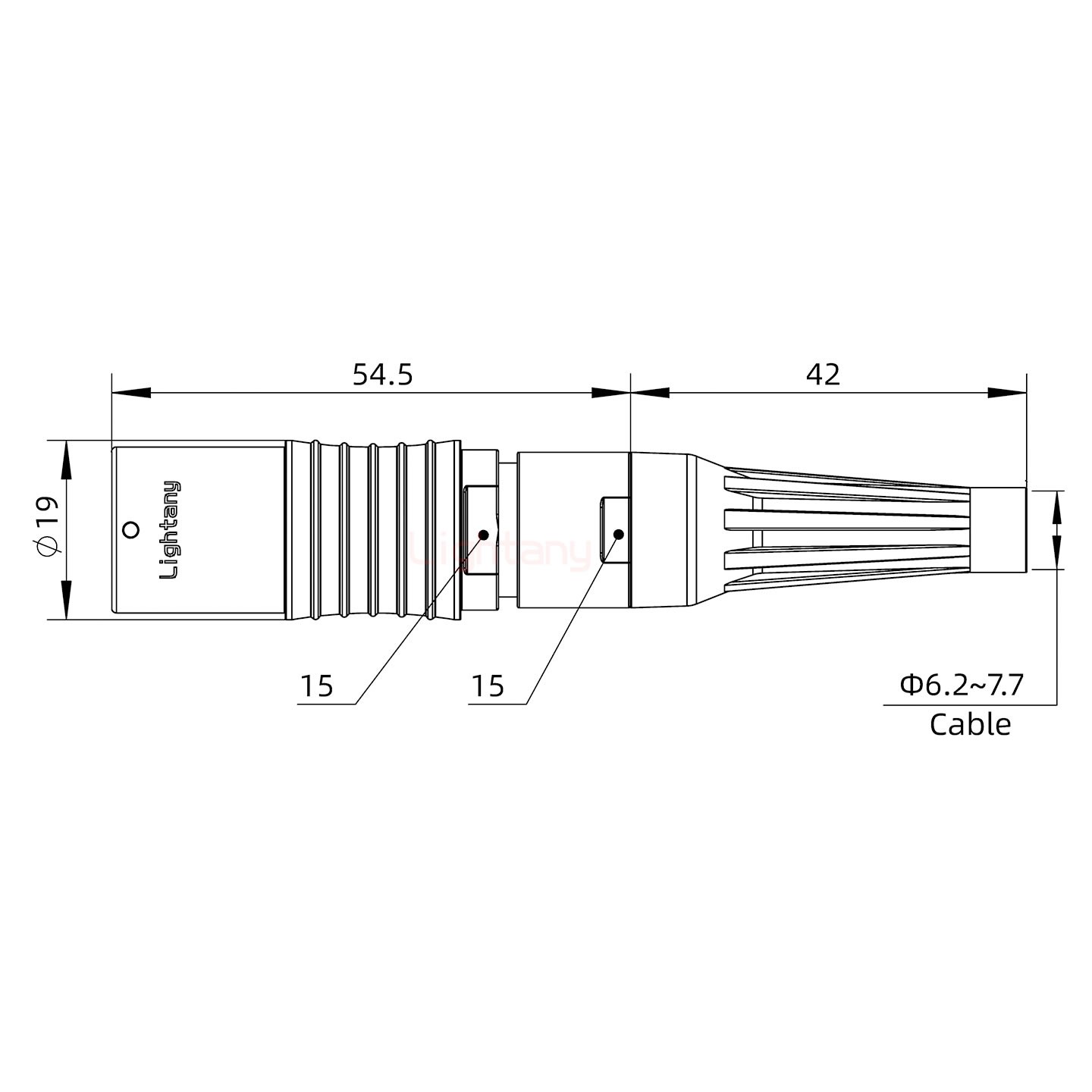 PHG.3B.024.CLLD72Z帶護(hù)套浮動(dòng)插座