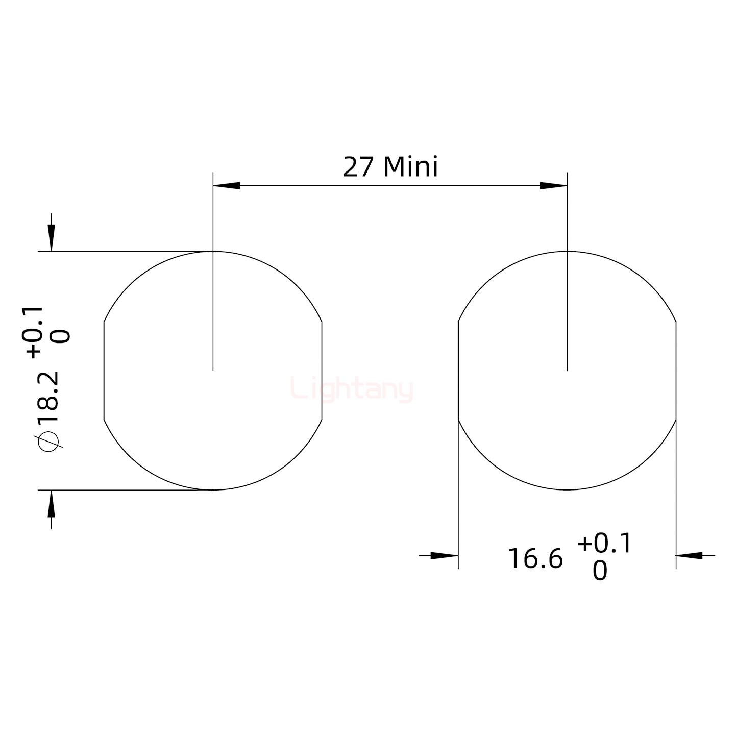 ECG.3B.004.CLL雙螺母插座 焊線