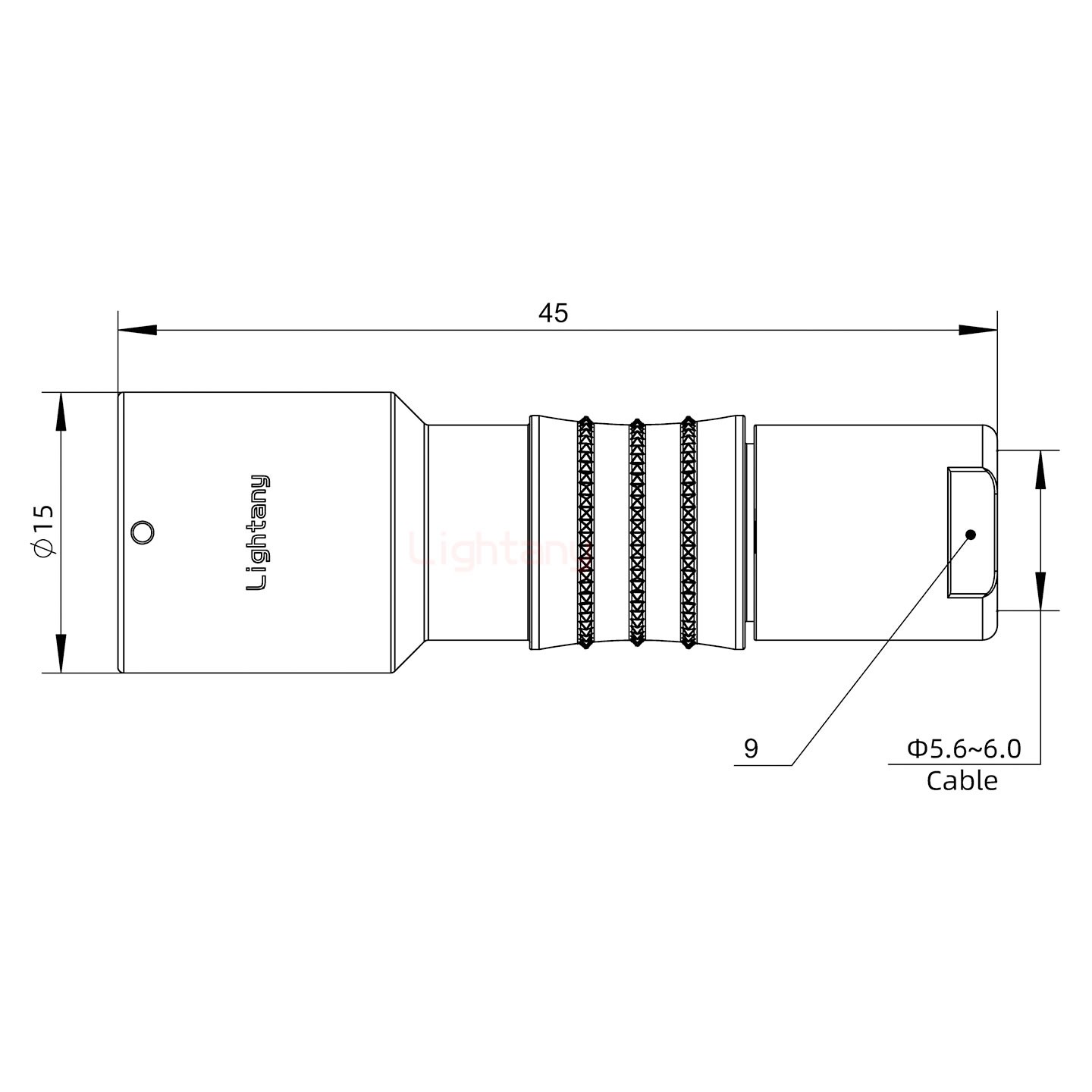 FHG.1K.002.CLAC60推拉自鎖彎式插頭